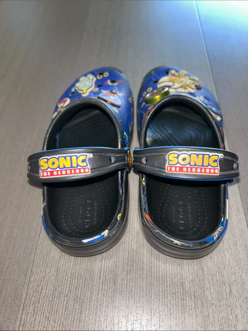 CROCS Kids Blue Sonic Clogs